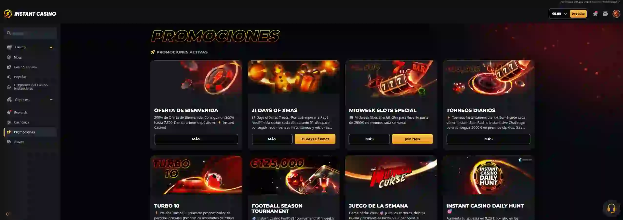 Bonos del casino