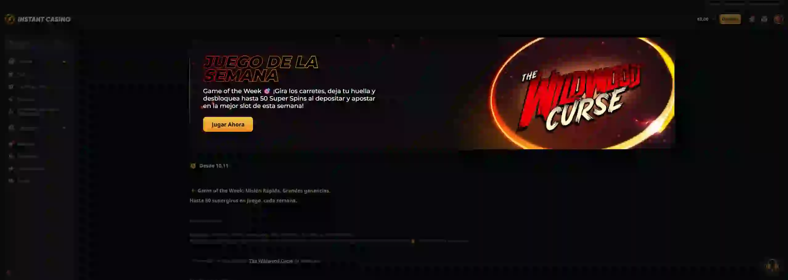 Promoción «Juego de la Semana»